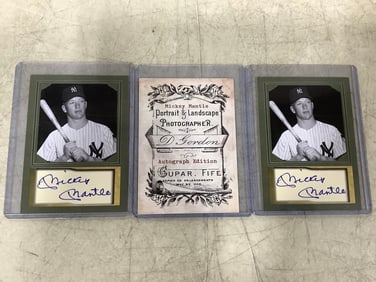 Mickey Mantle Collectible Cards