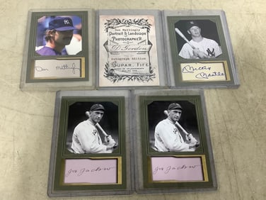 Collectible Cards (Mickey Mantle, Don Mattingly, etc)