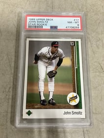 1989 John Smoltz Graded Card