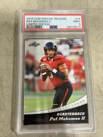 2017 Pat Mahomes Graded Card