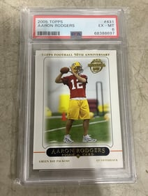 2005 Aaron Rodgers Graded Card