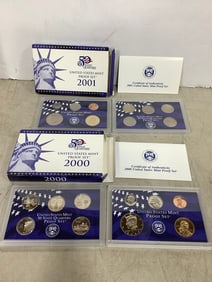 2000 and 2001 United States Proof Sets