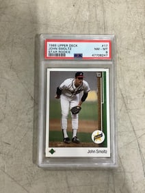1989 John Smoltz Graded Card