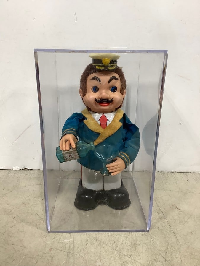 Vintage Captain Blushwell tin toy(11in.tall) (1 of 1)