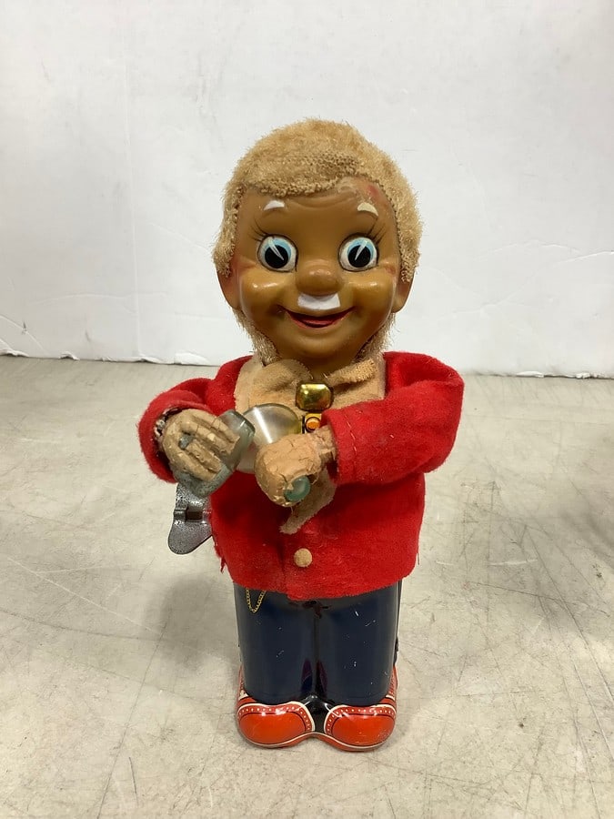 Vintage Charlie Weaver bartender tin toy (1 of 1)