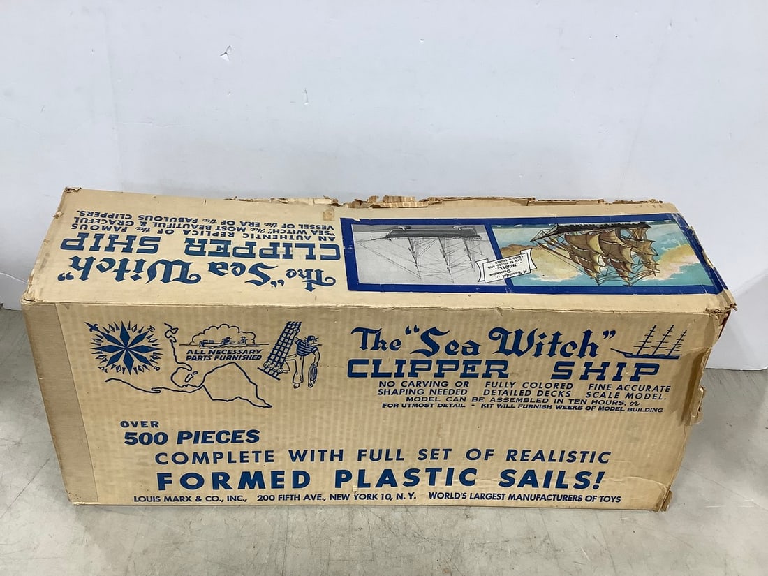 The Sea Witch Clipper Ship vintage model in box (1 of 1)