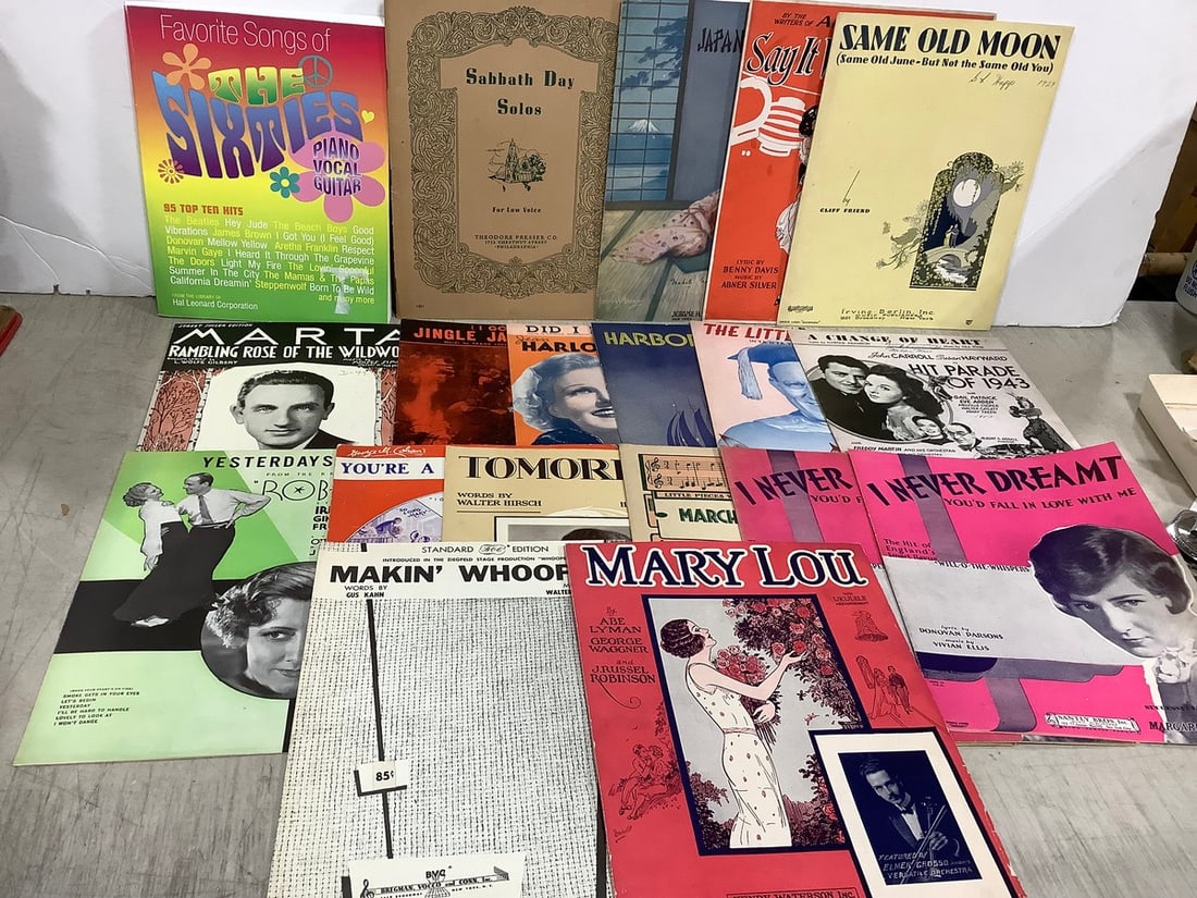 Vintage songbooks: Vintage songbooks