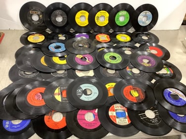 Vintage rock 45's