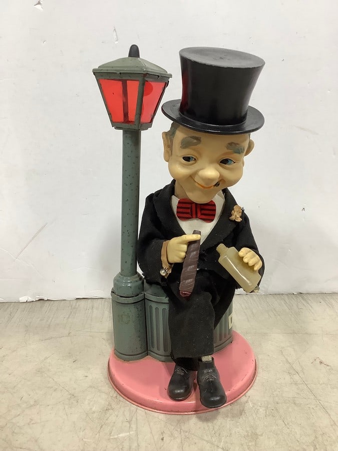 Vintage Good Time Charlie mechanical tin toy (1 of 1)