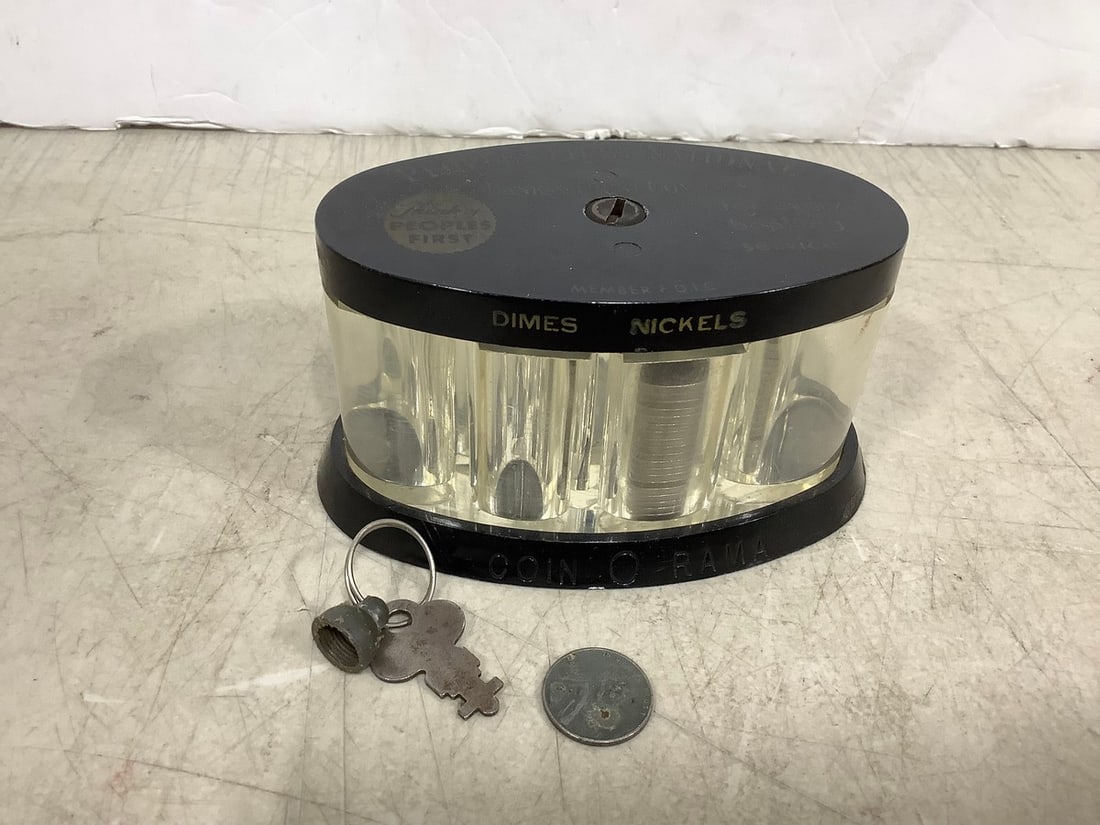 Coin sorter with some coincs inside (1 of 1)