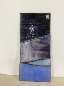 Stained glass panel(10in.x24in.)