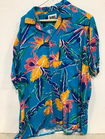 Vintage Islander Button Up Shirt (Size: L) 1970's