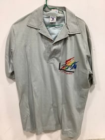 Vintage Lightning Bolt Polo Shirts (Size: L)