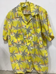 Vintiage Tropicana Button up Shirt (Size: M) 1970's
