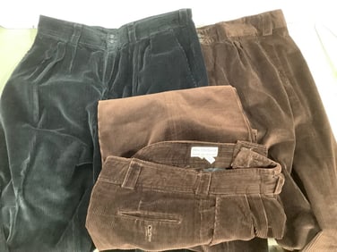 Vintage Paul Costelloe Pants (Size:38) 1970's corduroy