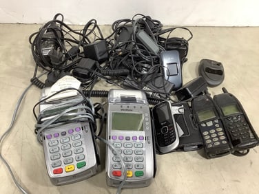 Various Phones (Alcatel, Verifone, etc), Wires, and more