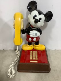 Vintage Mickey Mouse Telephone (16in Tall)