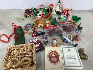 Various Christmas Ornaments, and more