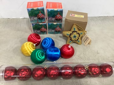 Various Christmas Ornaments, and more