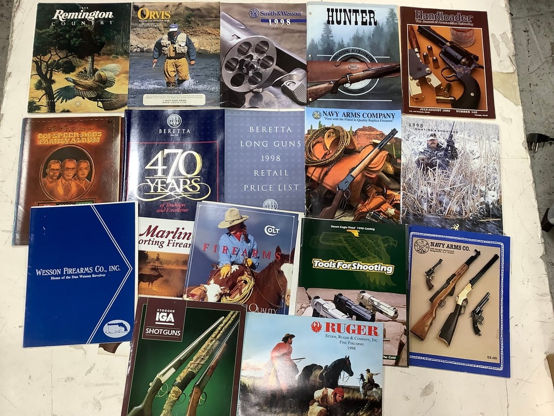 Various Gun Catalogs/Magazines: Various Gun Catalogs/Magazines