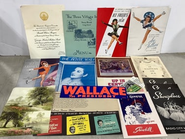 Vintage ephemera(prints, pamphlets, and more)