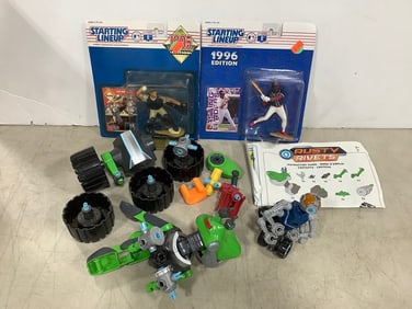 Starting Lineup collectibles and Rusty Rivets pieces