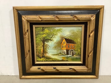 Framed and signed artwork(15.5in.x17.5in.)