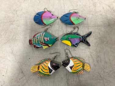 Fish earrings