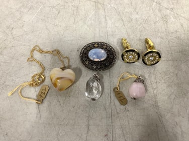 Costume necklace, pendants, and more