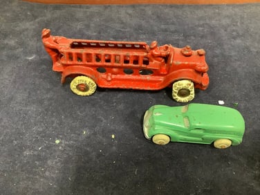 Vintage metal toy cars