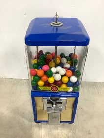 Vintage gumball machine with key