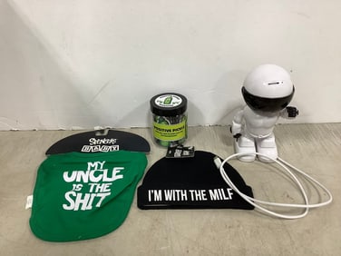 Spencer's baby accessories(new with tag), astronaut camera, and more