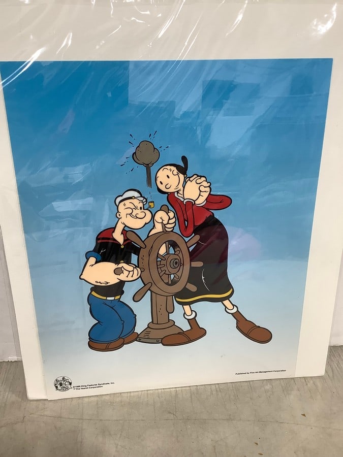 1999 Popeyes Cartoon Movie Cell (13.5inx16.5in): 1999 Popeyes Cartoon Movie Cell (13.5inx16.5in)