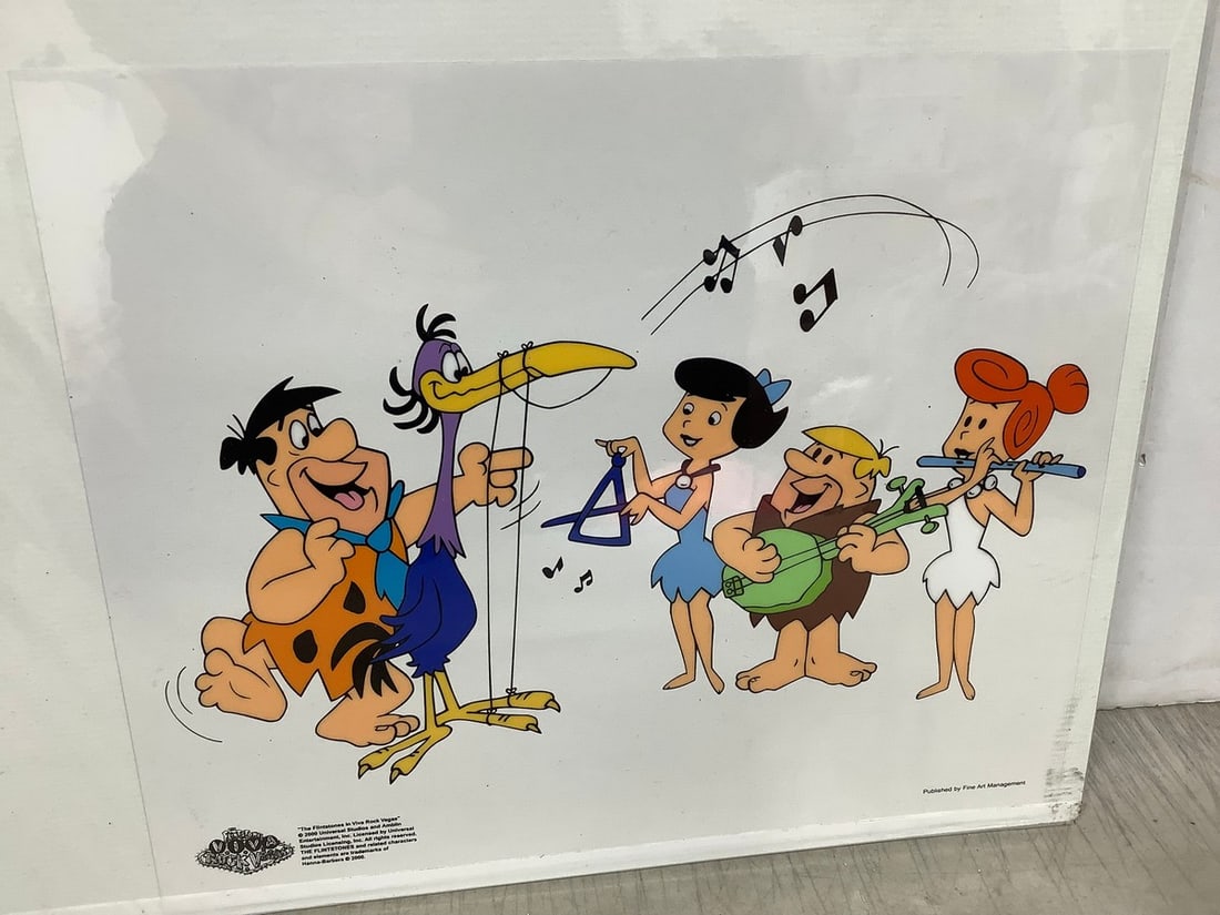 2000 Flintstones Cartoon Movie Cell (10.5inx12.5in): 2000 Flintstones Cartoon Movie Cell (10.5inx12.5in)