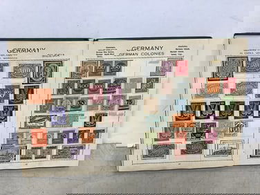 Vintage Stamp Album (Germany, USA, and more)