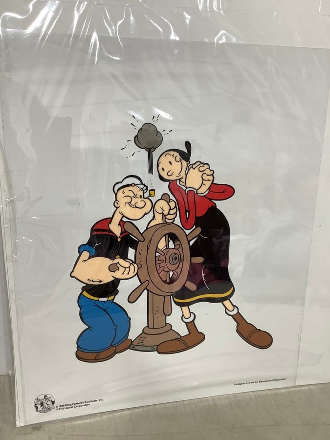 1999 Popeyes Cartoon Movie Cell (13.5inx16.5in): 1999 Popeyes Cartoon Movie Cell (13.5inx16.5in)