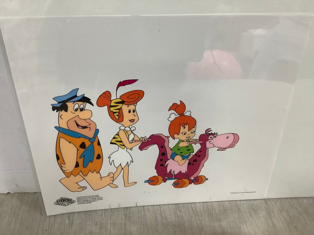 2000 Flintstones Cartoon Movie Cell (10.5inx12.5in): 2000 Flintstones Cartoon Movie Cell (10.5inx12.5in)