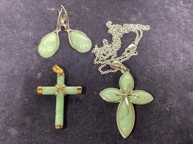Sterling Silver Necklace, Earrings, and more
