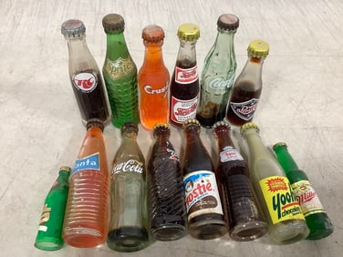 Vintage Mini Bottle Displays`