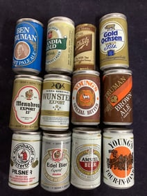 Vintage Miniature Beer Cans