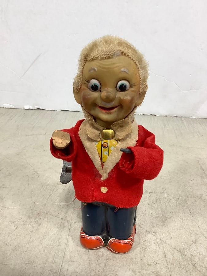 Vintage Tin Bartender Wind Up Toy *broken arm* (1 of 1)