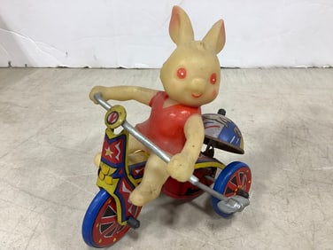 Vintage Wind Up Bunny Toy