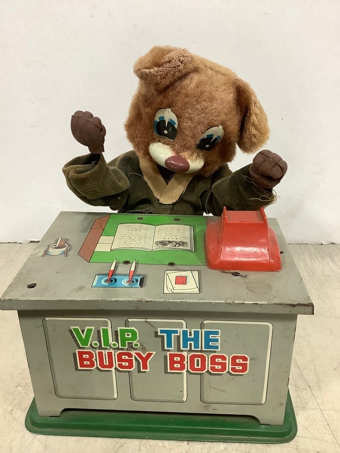 Vintage Mr. Bob Tin Clown Toy (1 of 1)