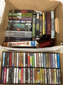 Various Cassette Tapes, VHS Tapes, and more