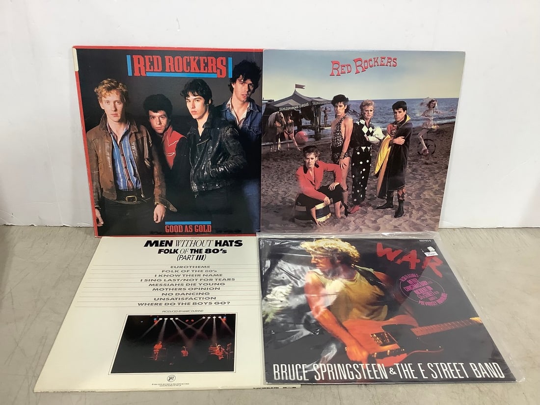 Vintage records(Red Rockers, Bruce Springsteen, and more): Vintage records(Red Rockers, Bruce Springsteen, and more)