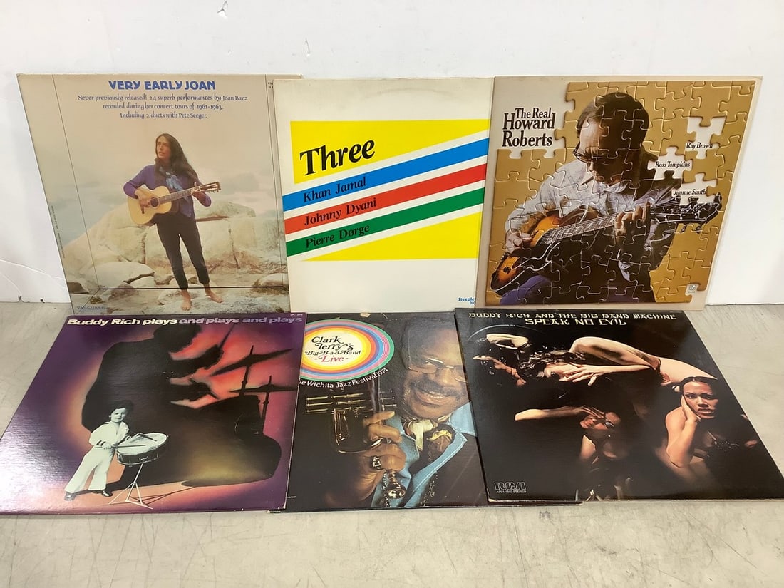 Vintage records(Buddy Rich, Howard Roberts, Clark Terry, and more): Vintage records(Buddy Rich, Howard Roberts, Clark Terry, and more)