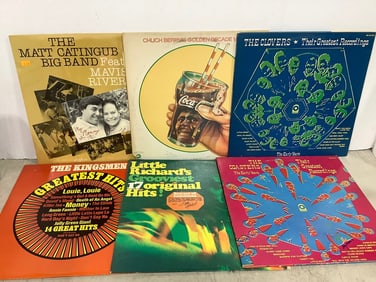 Vintage records(The Clovers, The Matt Catingue Big Band, The Kingsmen, and more)
