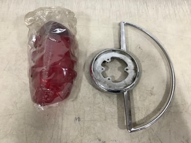 Vintage car parts(1955/56 horn and tail lamp)