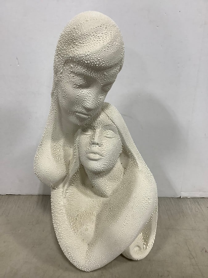 Lady and Man Sculpture (17.5in Tall): Lady and Man Sculpture (17.5in Tall)