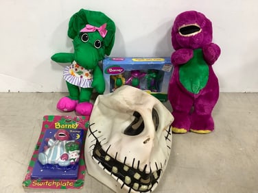 Barney Dolls, Switchplate, Figure Gift Pack, and more